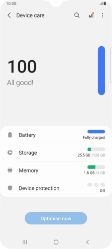 Press Battery.