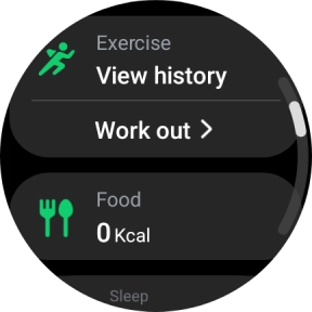 Press Work out.