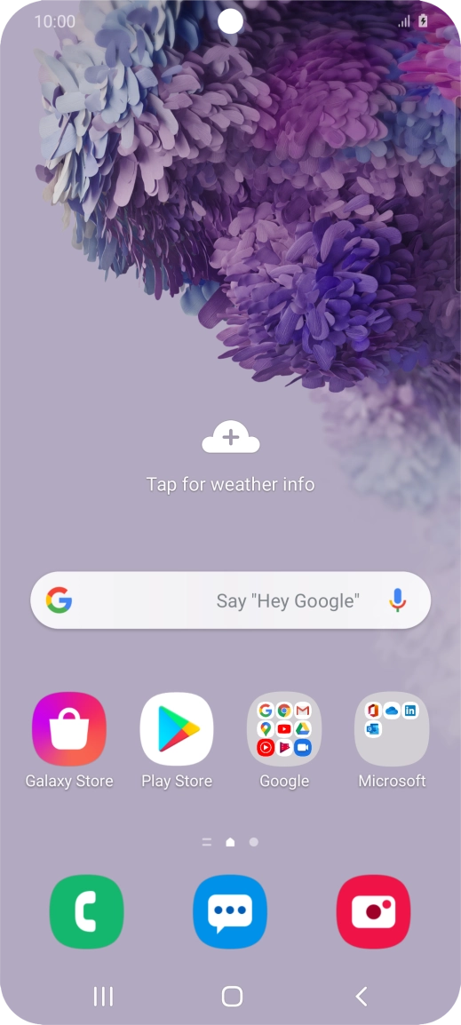 When the battery charging icon is displayed, charging is in progress.