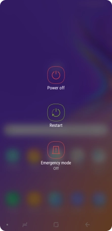 Press Power off.