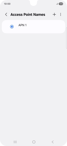Press the add icon.
