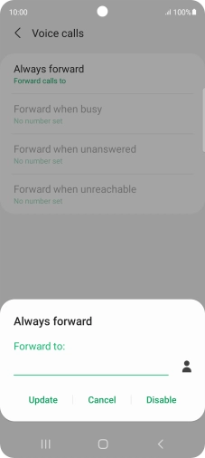 Press Disable.