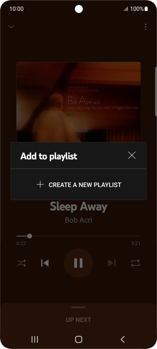 Press CREATE A NEW PLAYLIST.