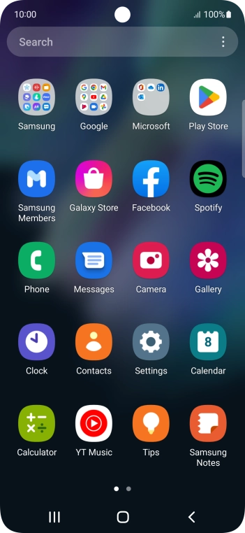 Press Samsung.