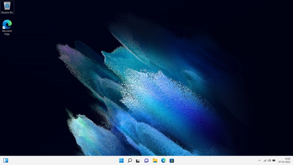 Click the Windows icon.