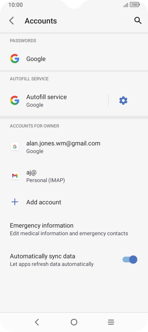Press the Home key to return to the home screen.