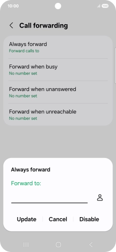 Press Disable.