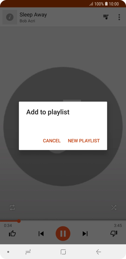 Press NEW PLAYLIST.