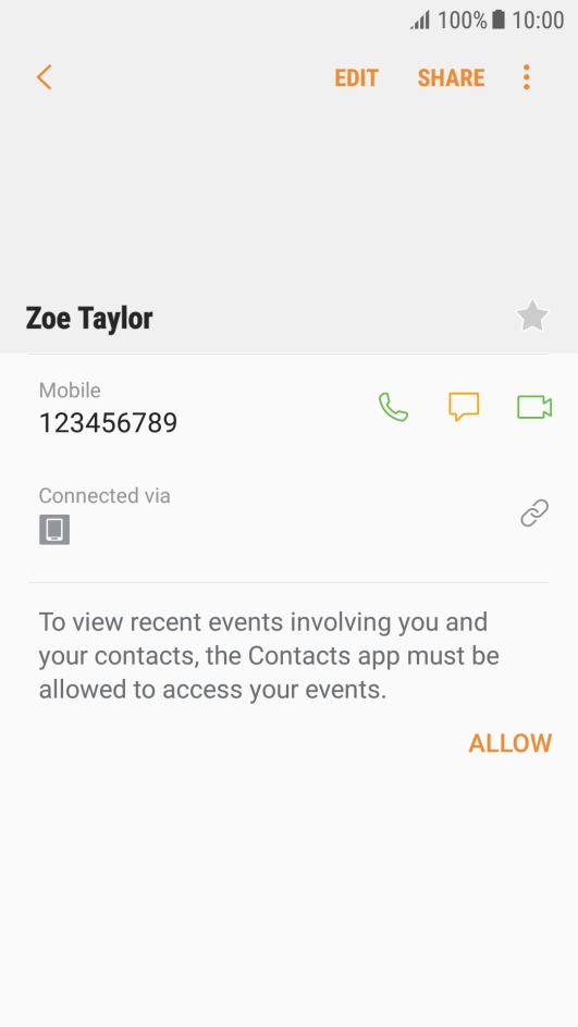 Press the Home key to return to the home screen.