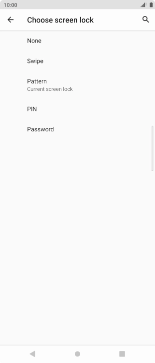 Press None.