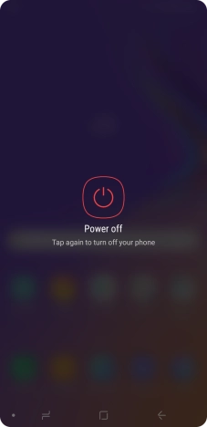 Press Power off.