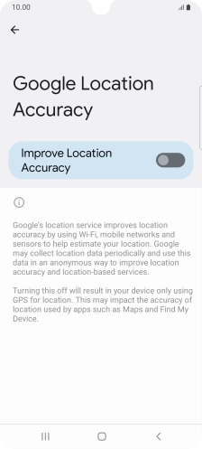 If you press the indicator next to 