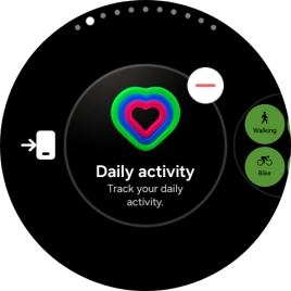 Press the remove widget icon.