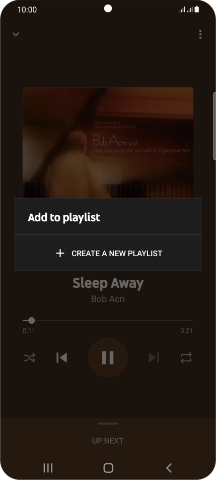 Press CREATE A NEW PLAYLIST.