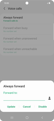 Press Disable.