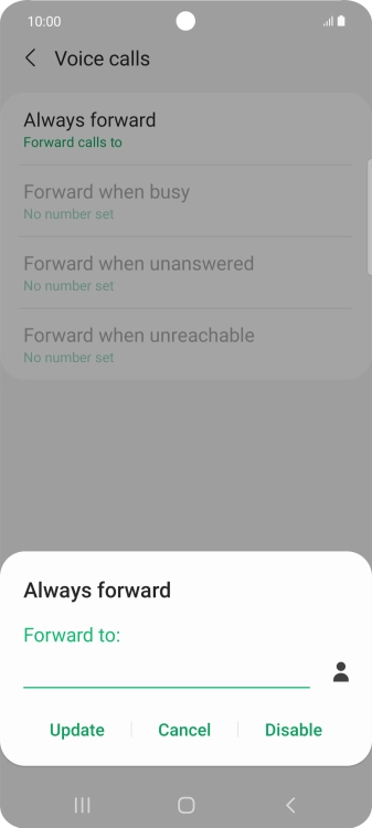 Press Disable.