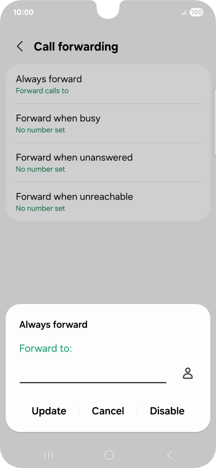 Press Disable.