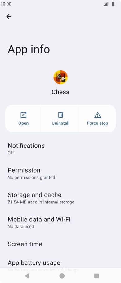 Press Storage and cache.
