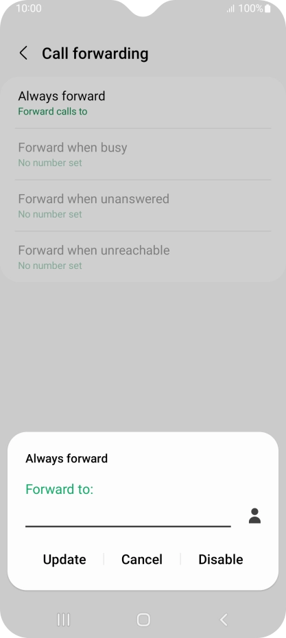 Press Disable.