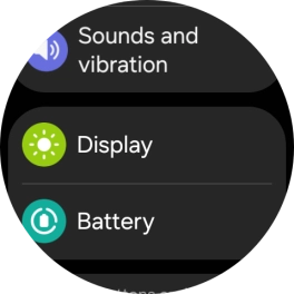 Press Display.