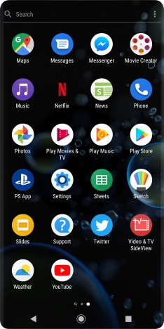 Press Play Store.