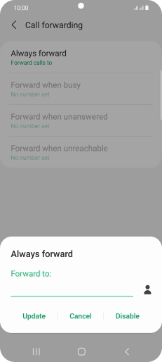 Press Disable.