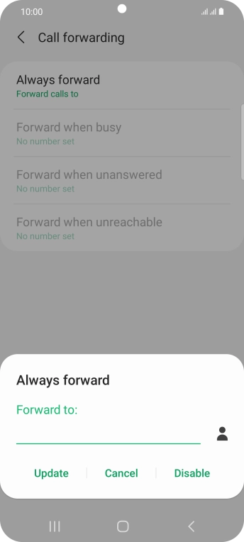 Press Disable.