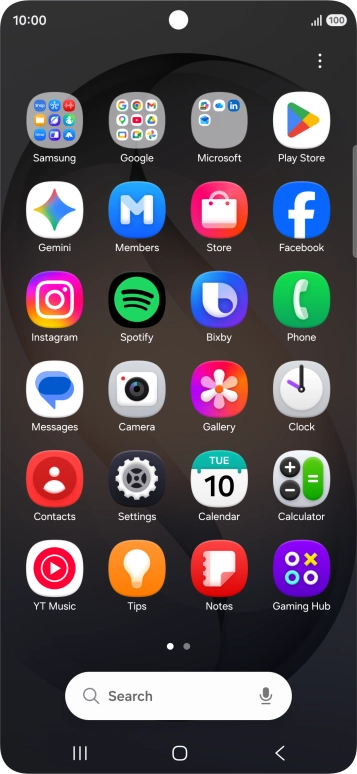 Press Play Store.