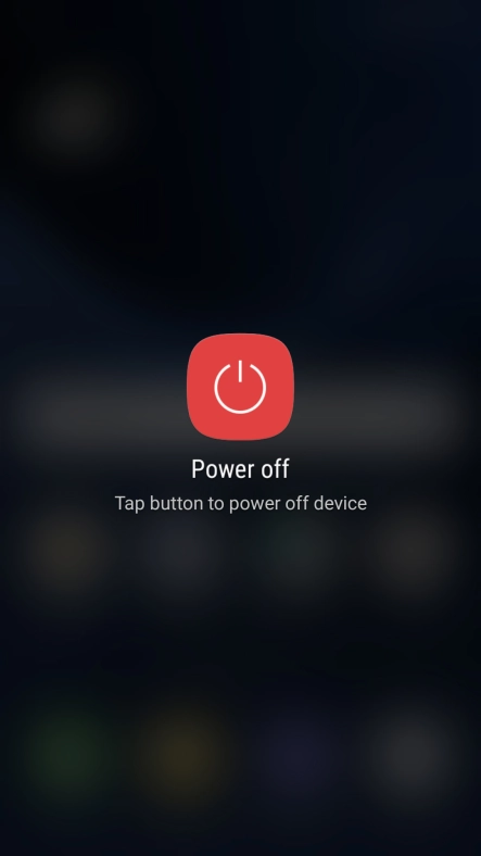 Press Power off.