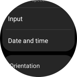 Press Date and time.