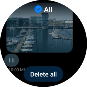 Press Delete all.