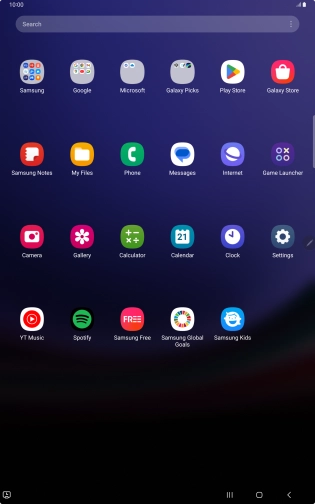 Press Play Store.