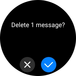 Press the confirm icon.