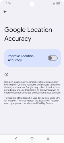 If you press the indicator next to 