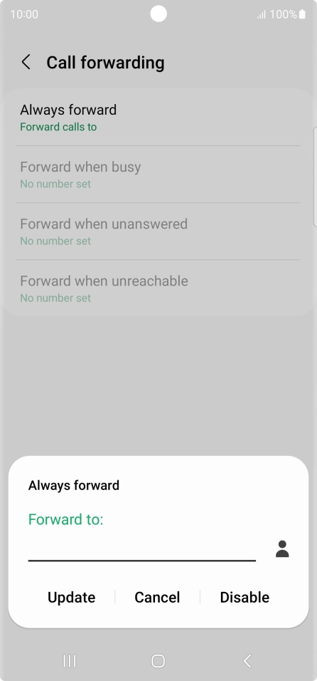 Press Disable.