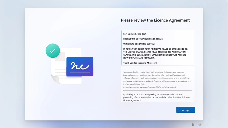 Click Accept.