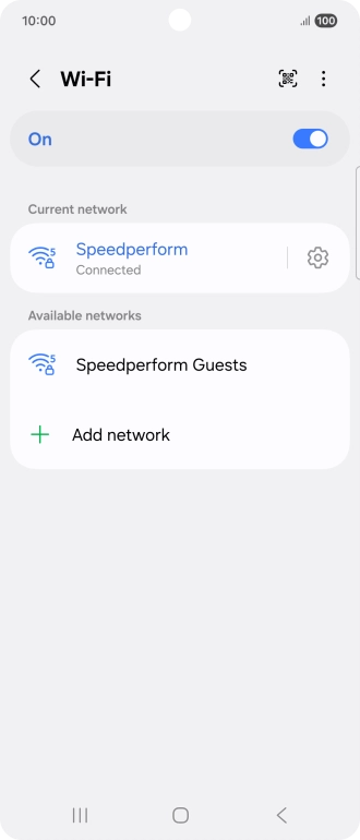 Press the Home key to return to the home screen.