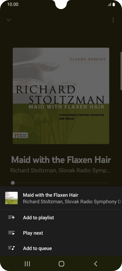 Press Add to playlist.