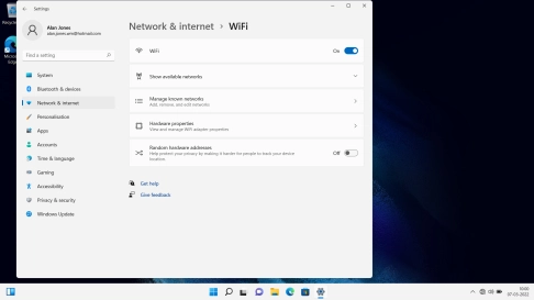 Click Show available networks.
