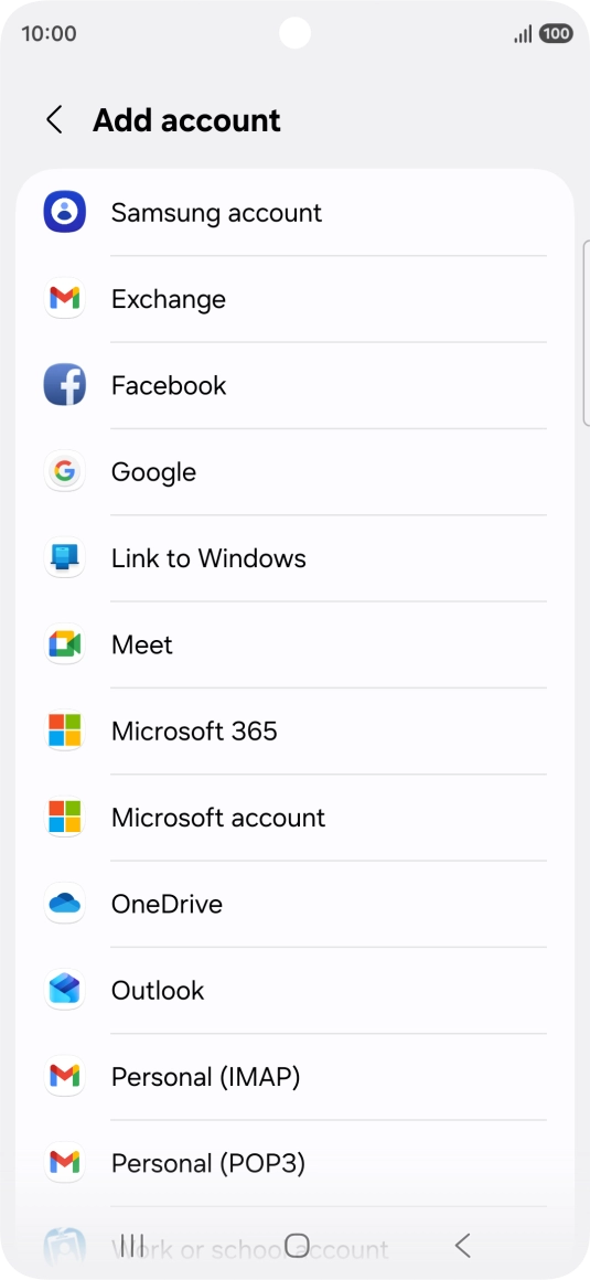 Press Google.