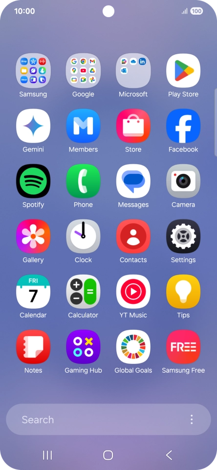 Press Play Store.