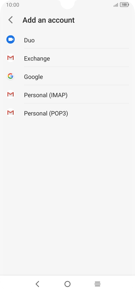 Press Personal (IMAP).