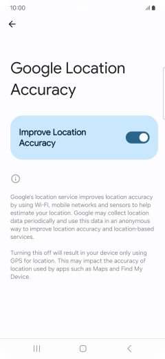 If you press the indicator next to 
