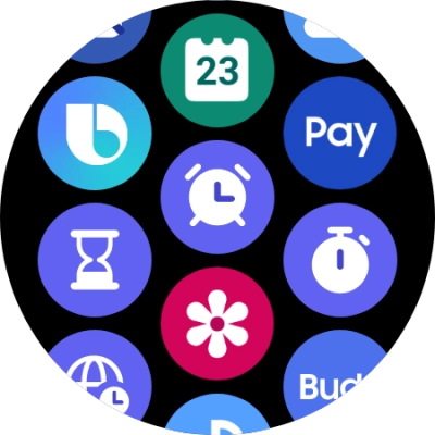 Press the Bixby icon.