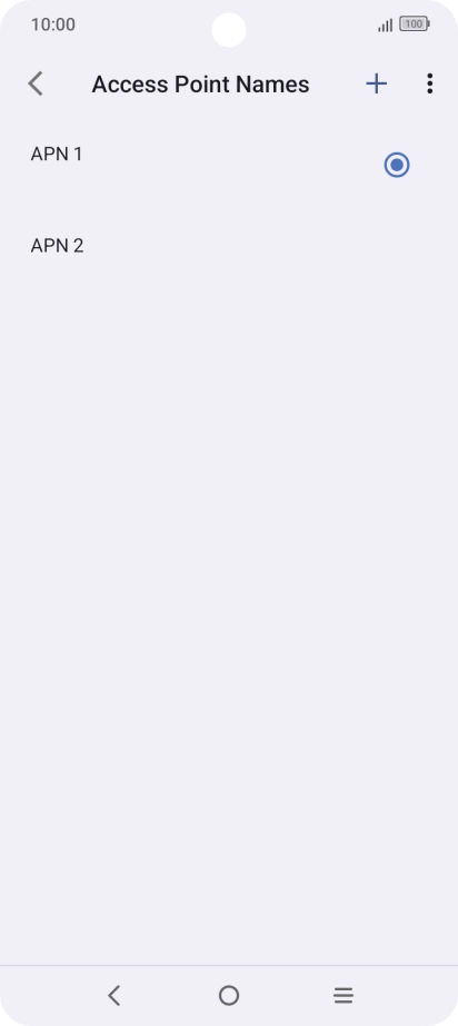 Press the Home key to return to the home screen.