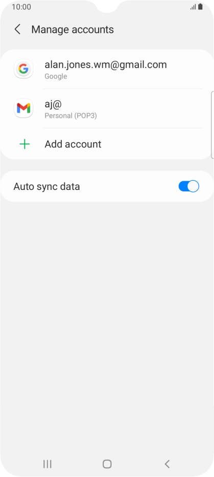 Press the Home key to return to the home screen.