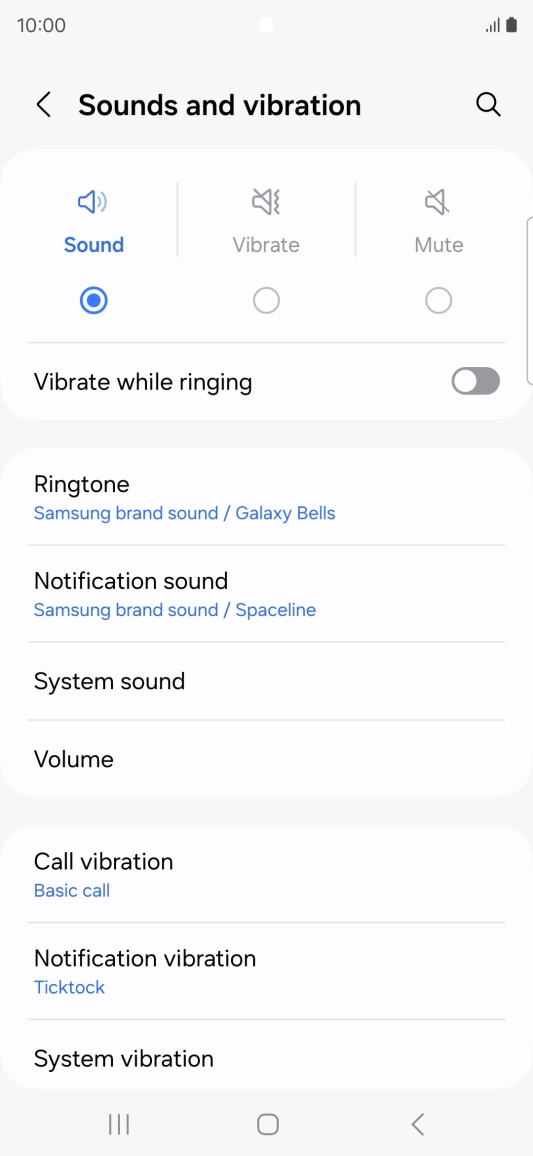 Press Ringtone.