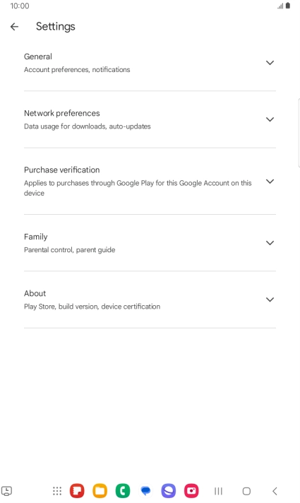 Press Network preferences.