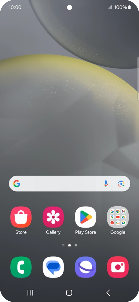 Press the call icon.