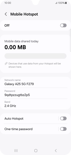 Press Network name.